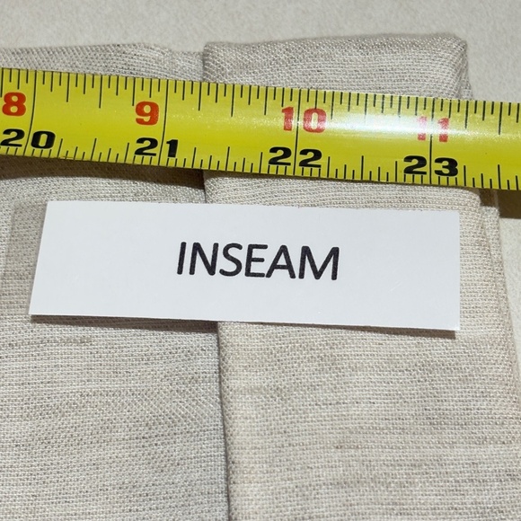 Aritzia Wilfred Women's Allant Linen Blend Ankle Trouser Pants Sz 2 Breathable - Picture 12 of 16